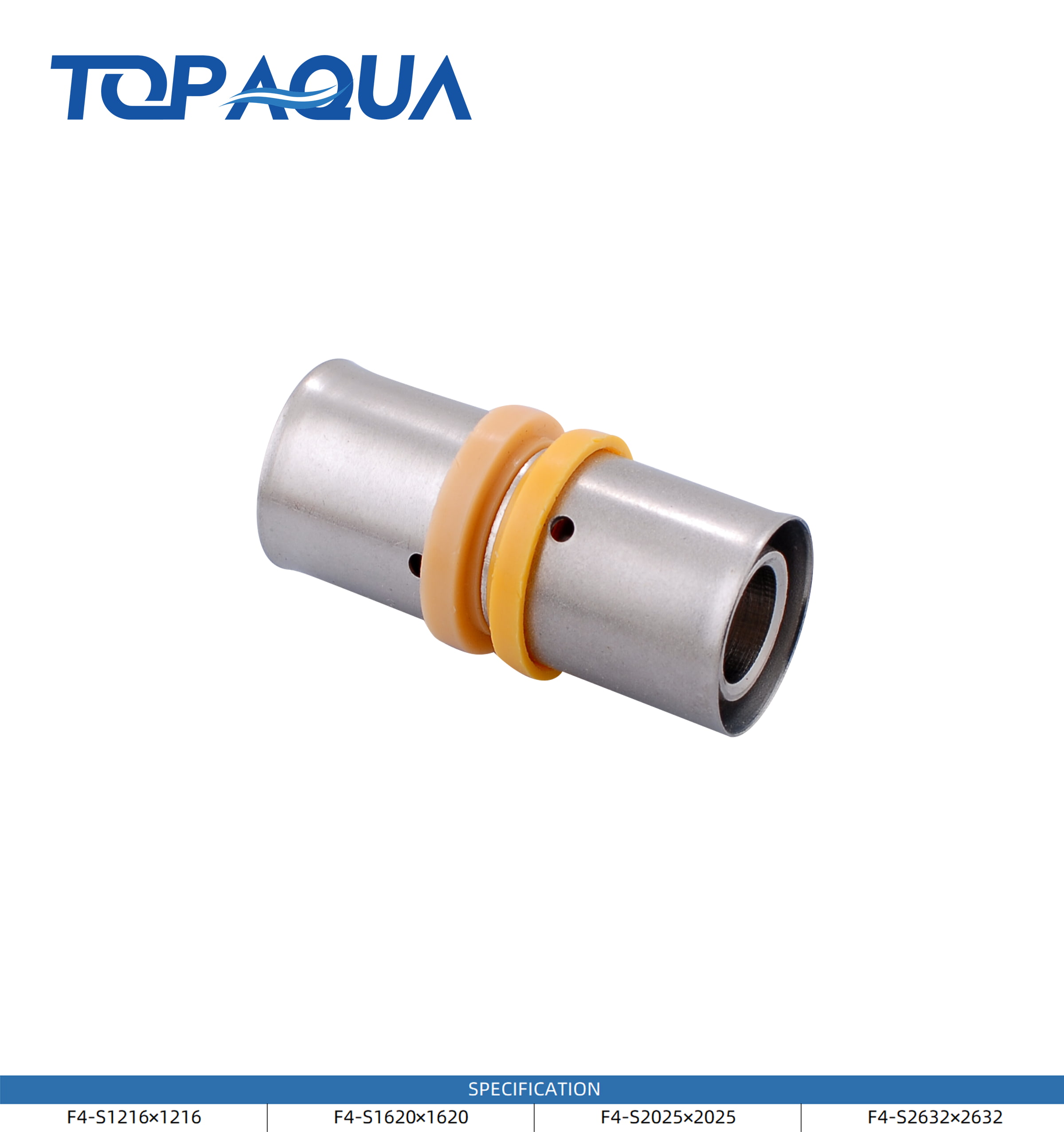 Gas fittings equal straight union