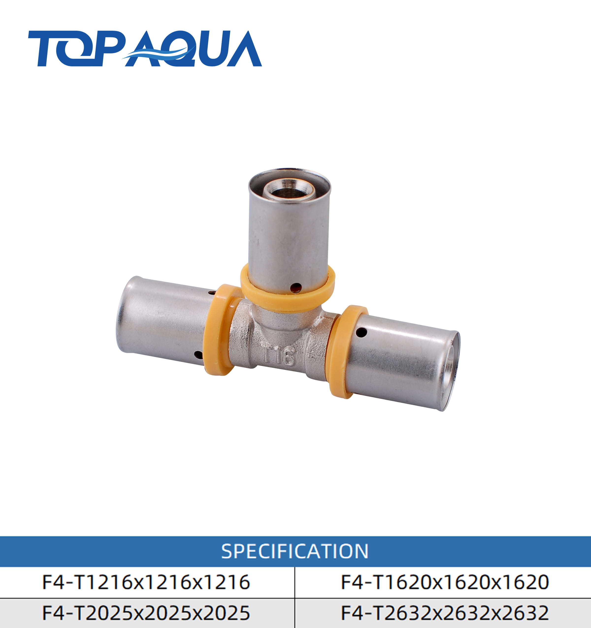 Gas fittings equal tee