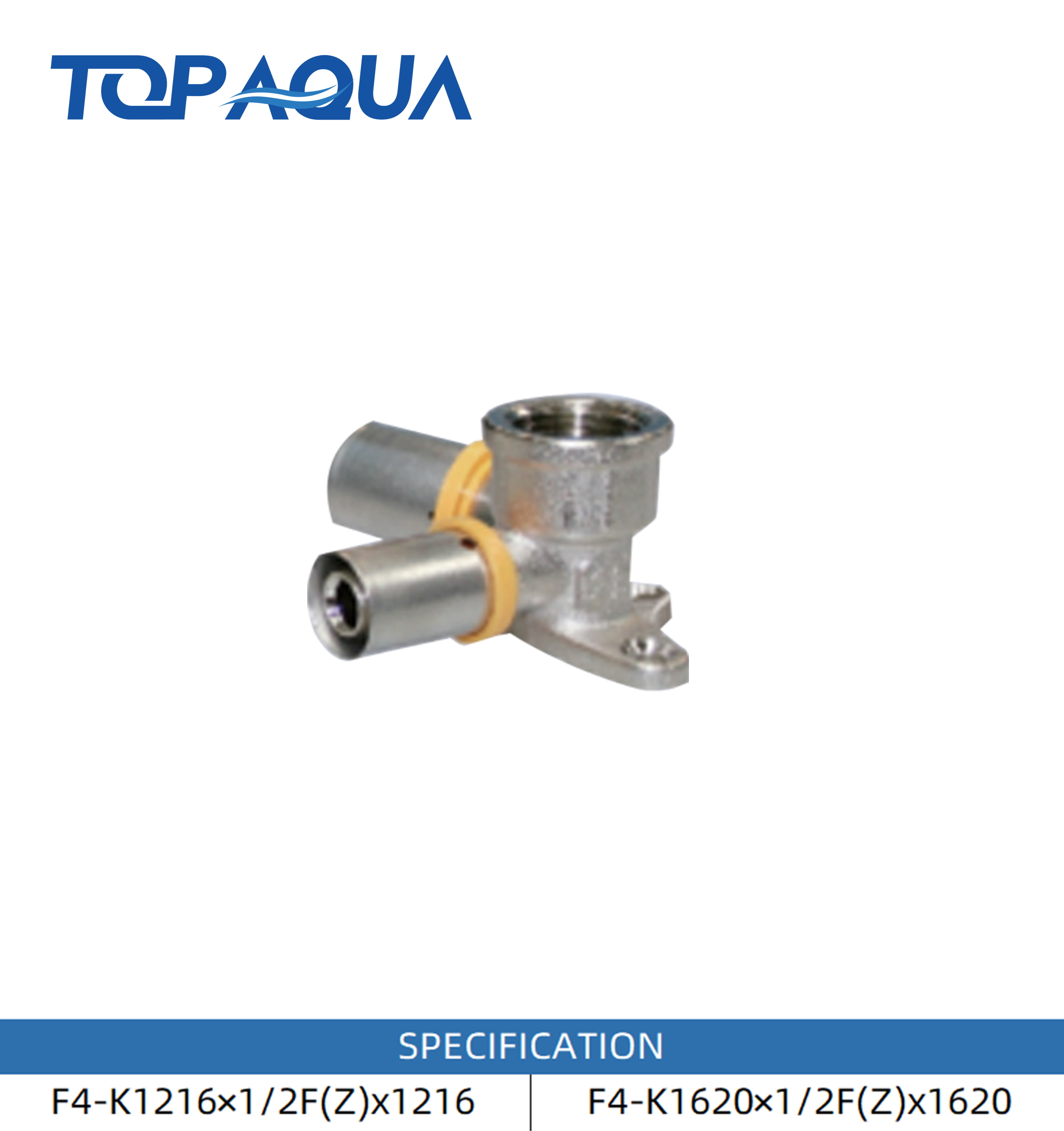Gas fittings double wall-plated female elbow