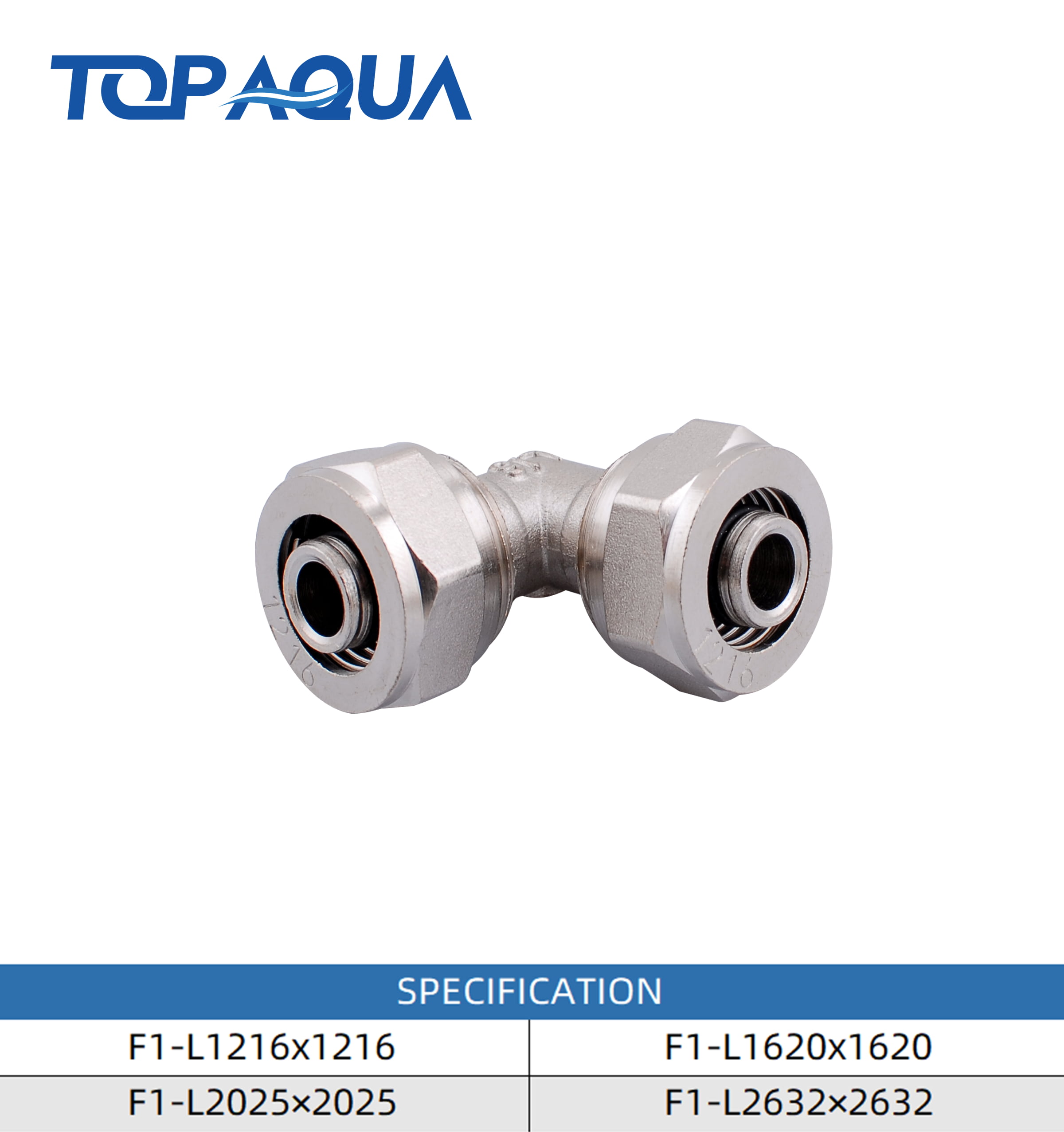 Compression fittings equal elbow